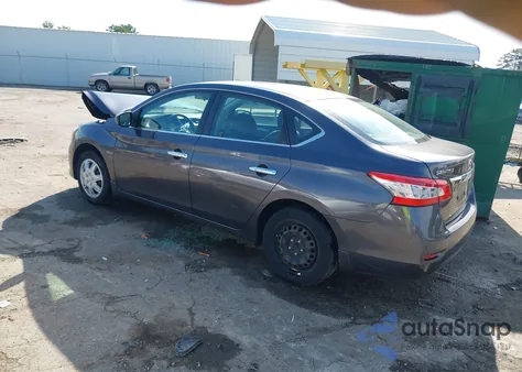 2014 Nissan Sentra Sv из США, поврежденный, VIN 3N1AB7AP4EY309618